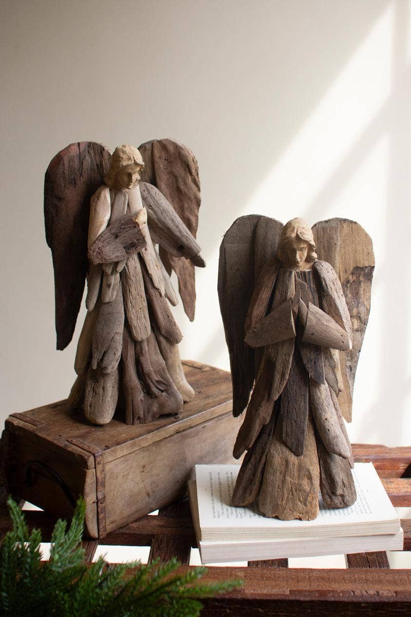 Driftwood Angels: Set of 2