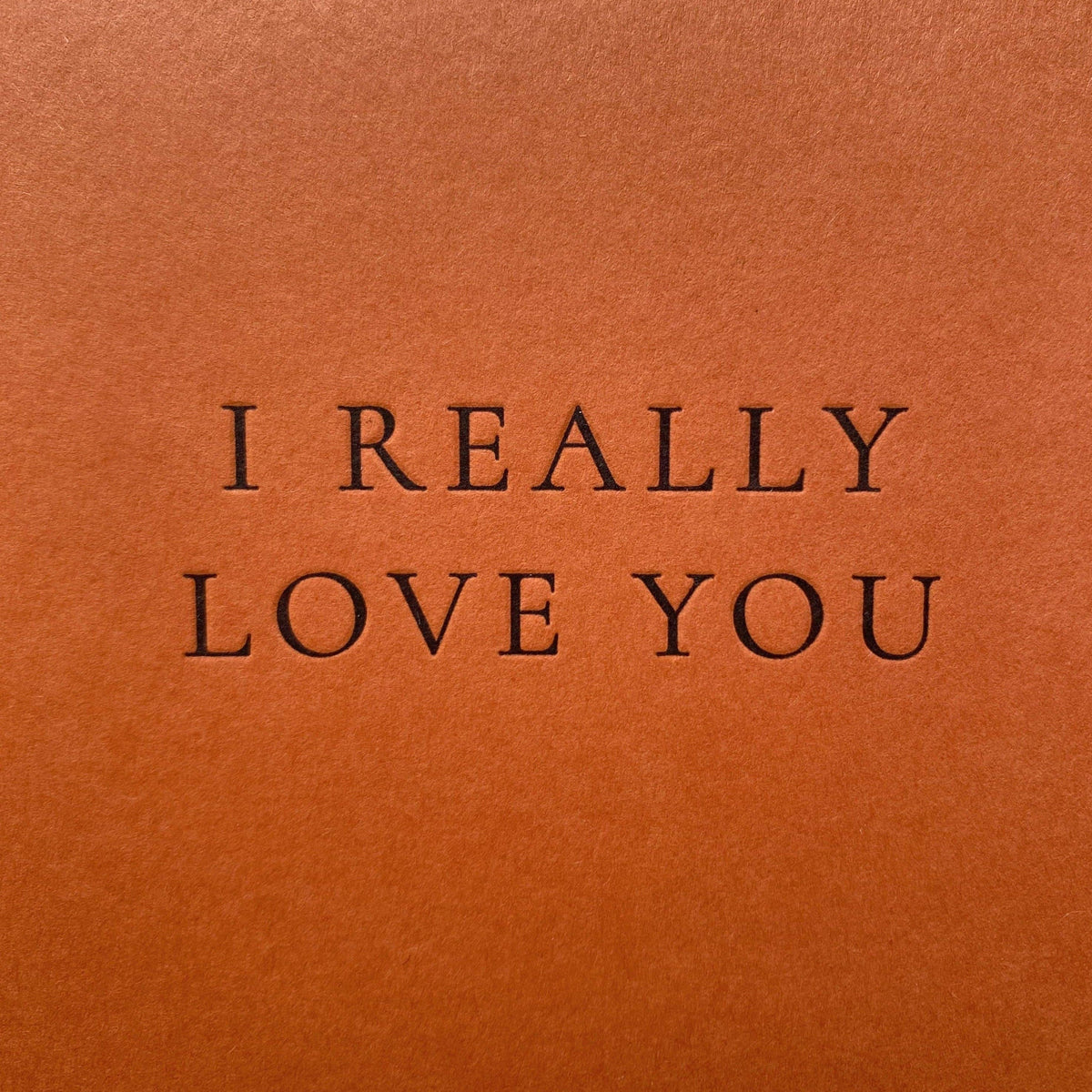 I Really Love You No. 20: Creme / Single Card