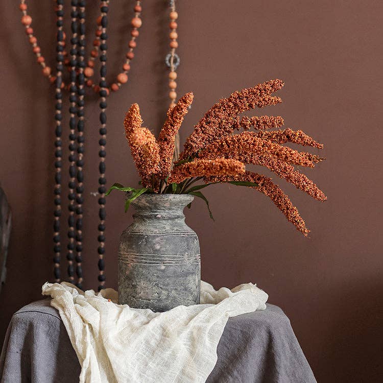 Artificial Yellow Millet Bundle: One Bunch