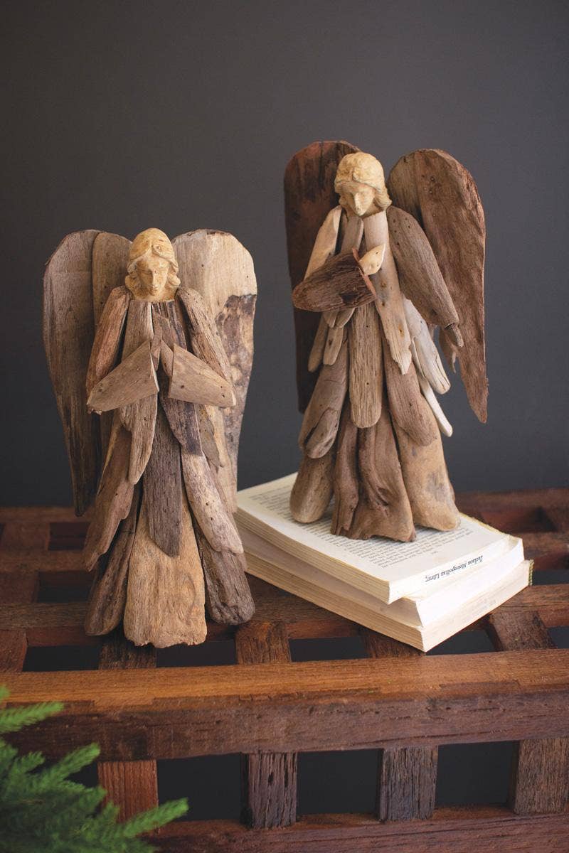 Driftwood Angels: Set of 2