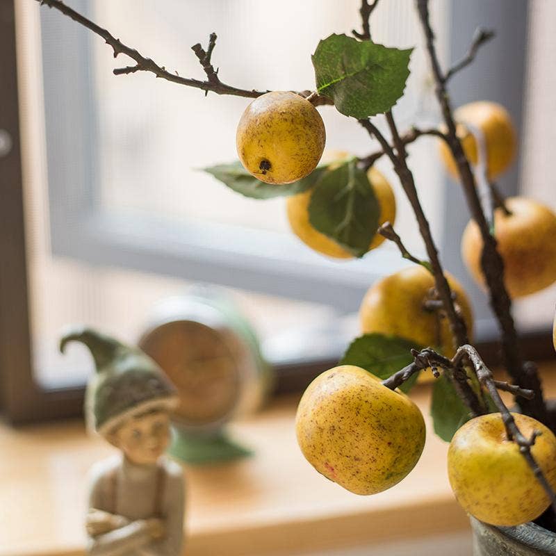 Yellow Apple & Pear Stem