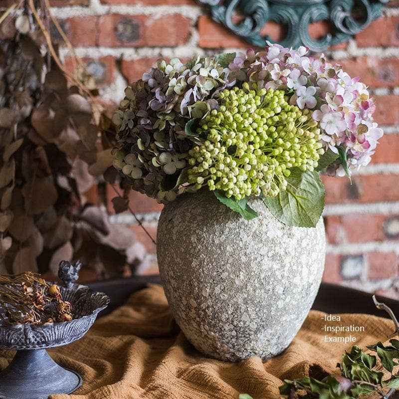 Handmade Cement Pot: Large
