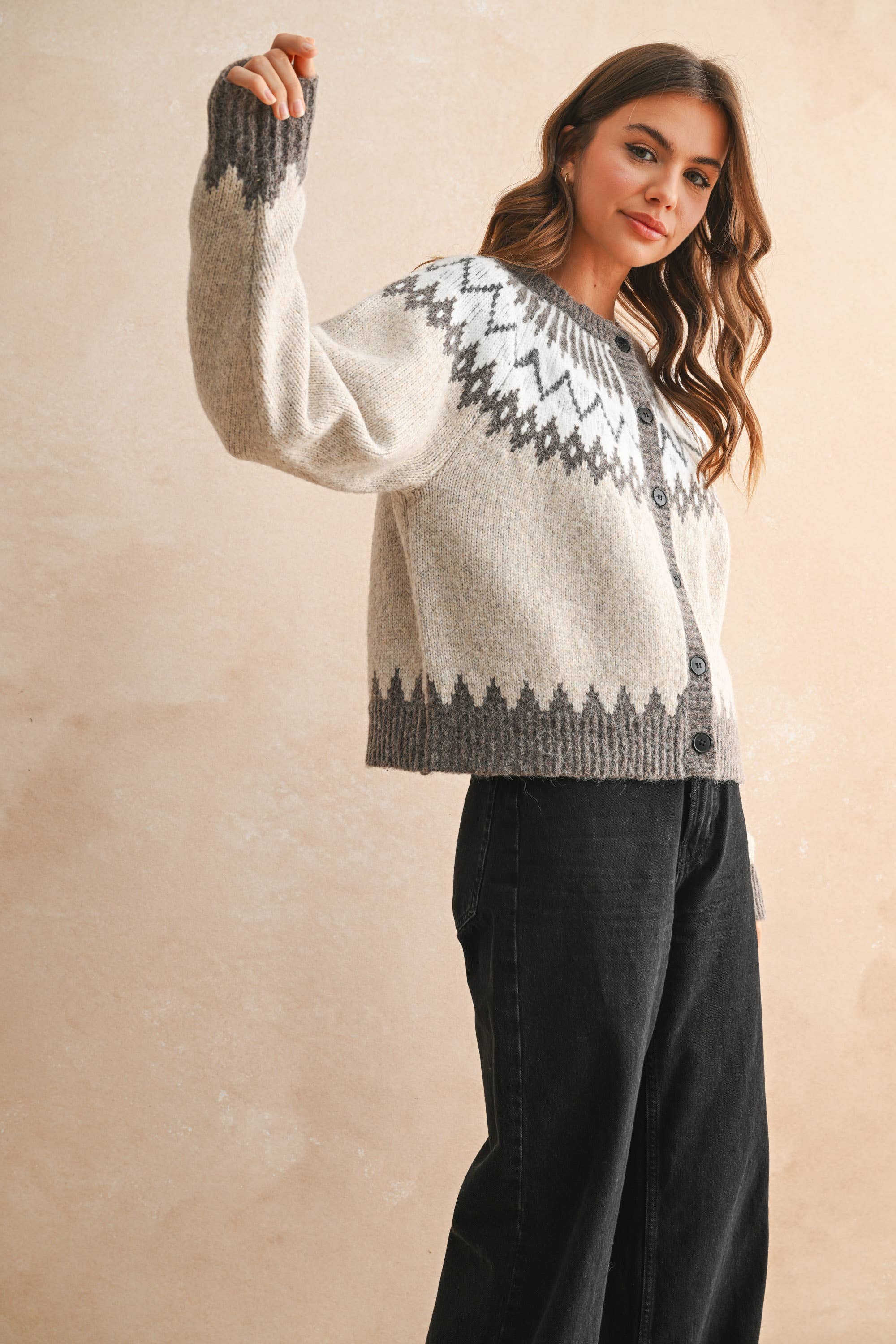 Nordic Knitted Cardigan