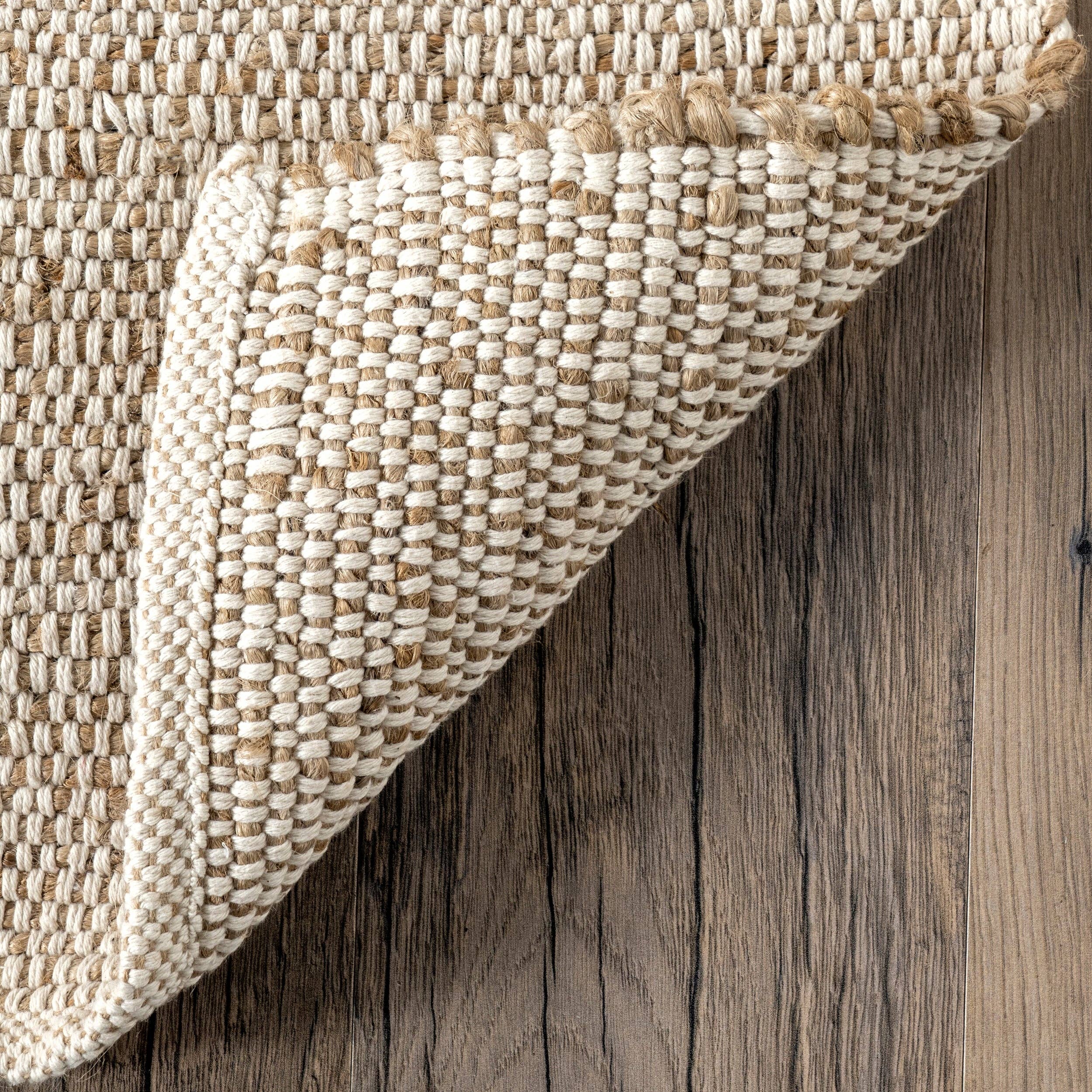 Jute Blend Natural Area Rug