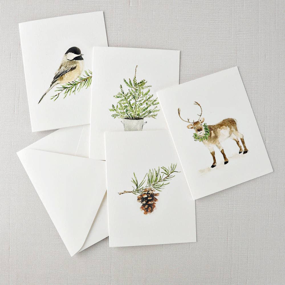 Evergreen Notecard Set