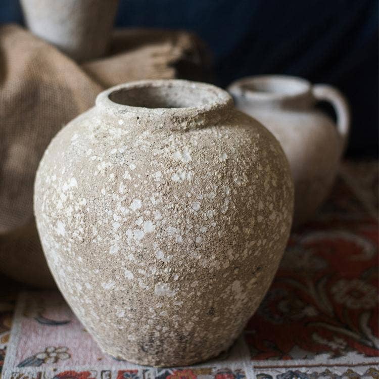 Handmade Cement Pot: Large