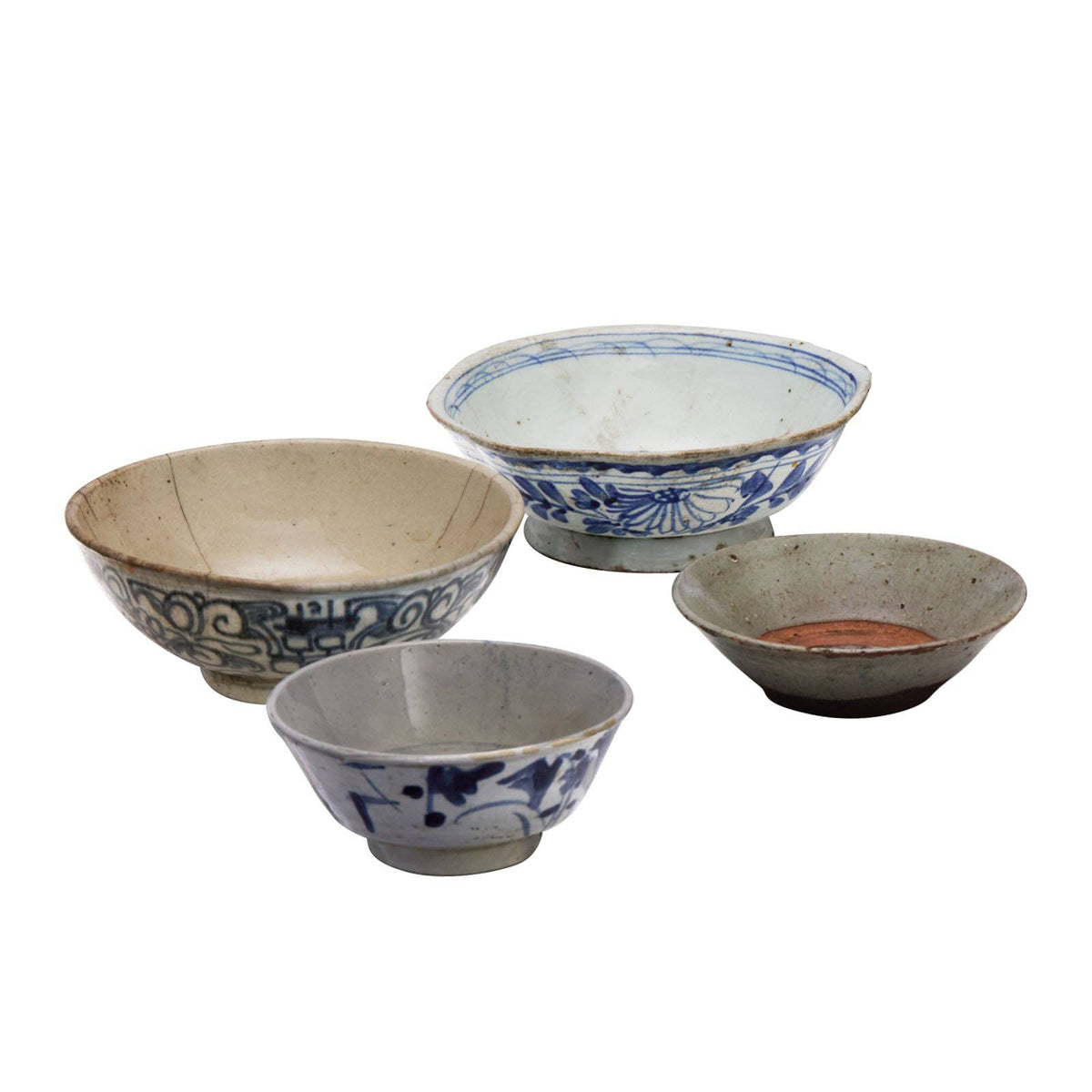 Vintage Rice Bowl: Set of 7