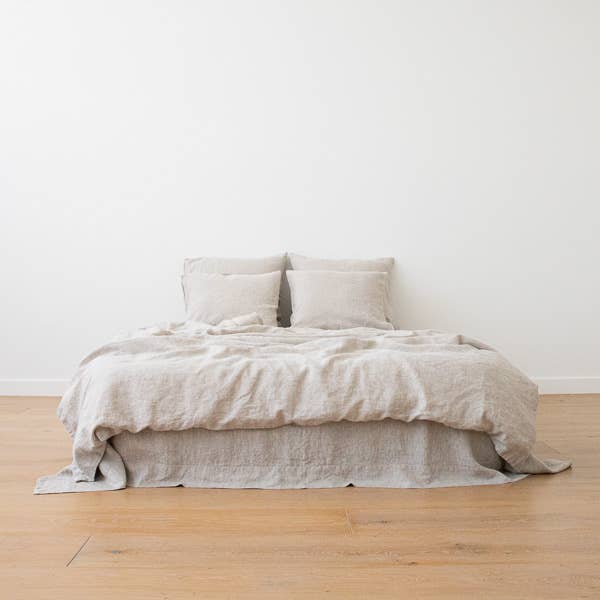 European Linen Pillow Case: Natural (King)