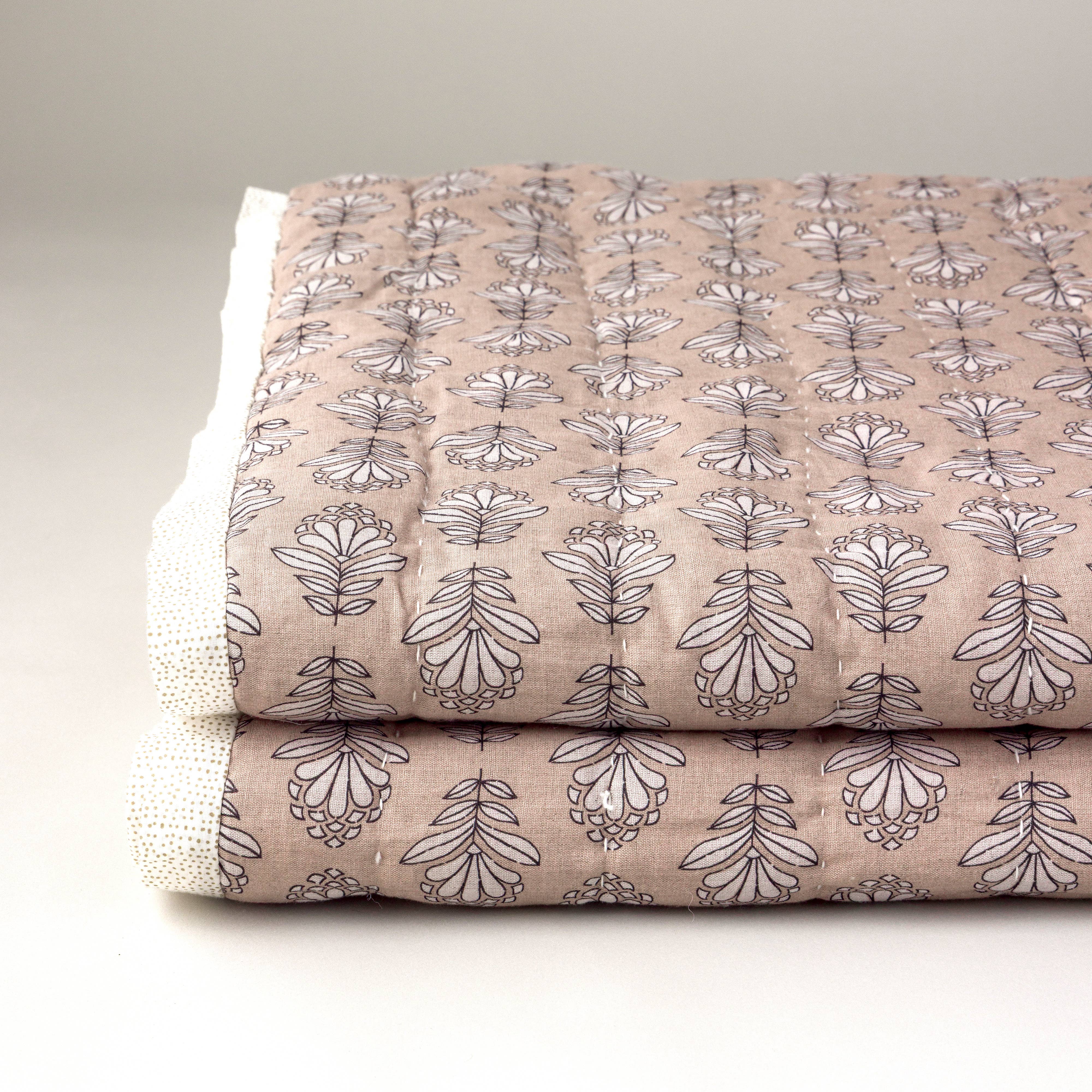 Charlie Block Print Quilt