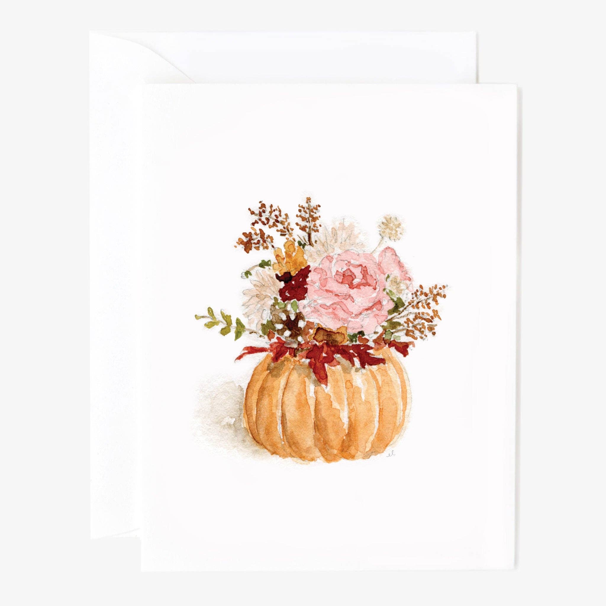 Pumpkin Bouquet Notecards: Set of 8