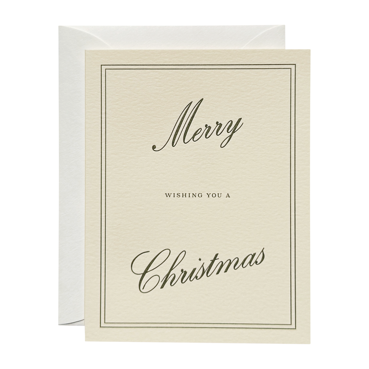 Merry Christmas No. 67: Creme / Single Card