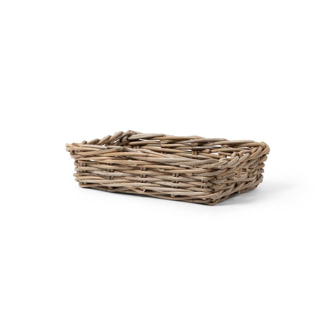 Rattan Rectangle Tray: Large
